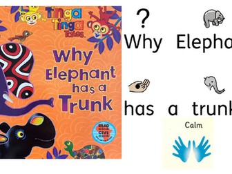 Why elephant has a trunk, Tinga Tales