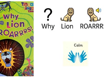 Why lion roars, Tinga tales