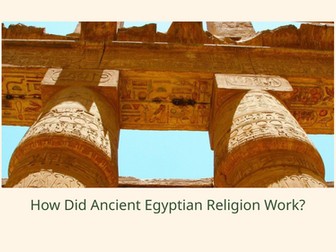 Ancient Egyptian Religion Slideshow Presentation