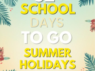 Summer count down pad