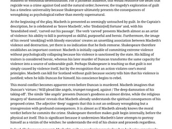 Guilt in Macbeth Full Mark Model Response and Revision Poster