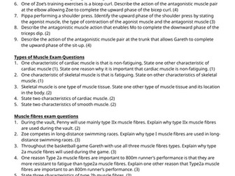Unit 1: Anatomy and Physiology Muscular System