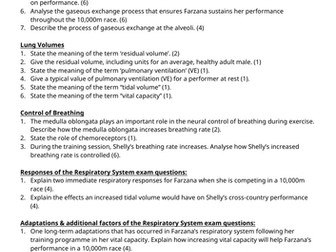 Unit 1 Anatomy and Physiology Respiratory System