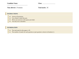 Topical Revision Questions for 0264 -IGCSE Business