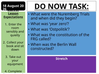BUNDLE Paper 1 Germany Theme 3 - Economic Development and Policies (Edexcel A-Level History)