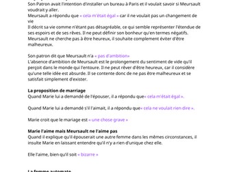 l'étranger - chapitre 5 notes