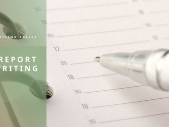 Report writing - Level 2