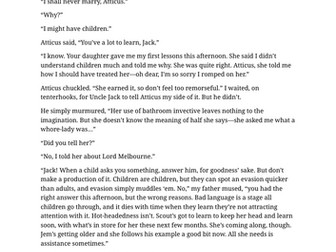 To Kill A Mockingbird Full Scheme