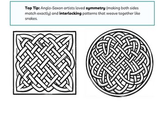 Anglo Saxon/Viking Art - Illuminated letters