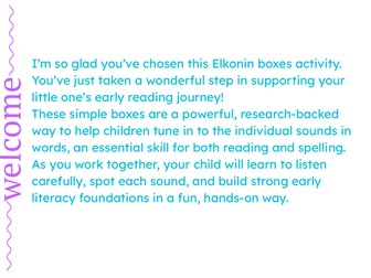 Elkonin Boxes Phase 2 Phonics