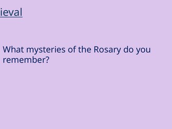 Y5, Know You More Clearly, Prophecy & Promise, L 7, Rosary and Joyful Mysteries