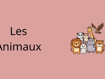 Les Animaux French Animals