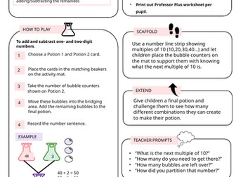 Number Labs - Bridging 10 addition