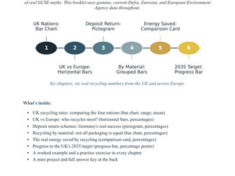 Recycling in the UK and in Europe- a GCSE Maths Enrichment Booklet