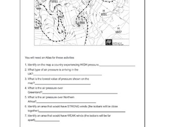 Isoline Maps Task