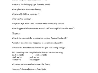 Retrieval and Sequencing Comprehension Questions NO BALLET SHOES IN SYRIA