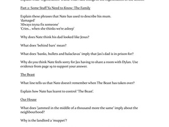 Inference and Explanation Questions THE FINAL YEAR