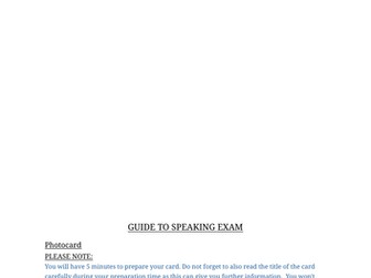 Guide to A-level French Speaking Exam
