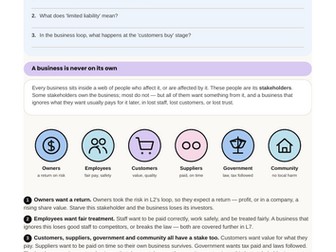 Business Environment: Stakeholders | NSW St5