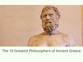 Ancient Greek Philosophers Slideshow Presentation