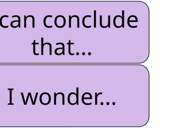 Sentence starters