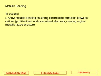 AAQ OCR F180 Chemistry C3
