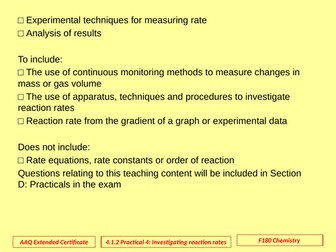AAQ OCR F180 Chemistry C4