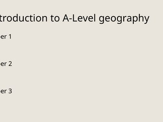 Tectonic Processes and Hazards Edexcel A-Level SOW