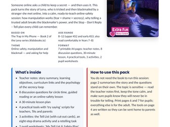 Online Safety & Blackmail KS2 PSHE Pack
