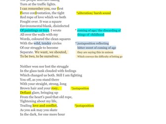 "Catrin" GCSE ENGLISH LITERATURE poetry anthology: an analysis