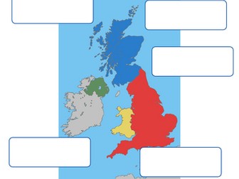 UK maps, boarders, capital cities, National Parks