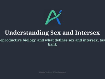 Understanding Sex and Intersex: RSE Lesson