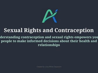 Sexual Rights and Contraception: RSE Lesson