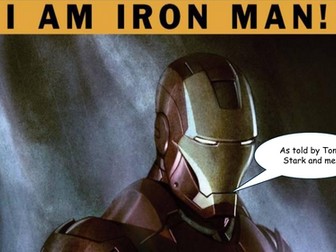 I am Iron Man Super-hero Origin Story Slideshow