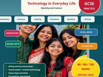 AQA GCSE Bengali 8638 – Technology in Everyday Life | Vocabulary, Grammar & Exam Skills
