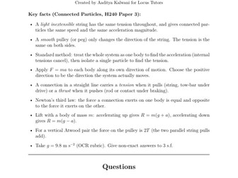 Connected Particles | OCR A A-Level Maths | 40 Worked Examples (H240)