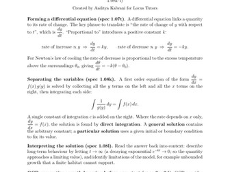 Differential Equations | OCR A A-Level Maths | 40 Worked Examples (H240)