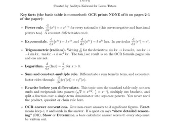 Differentiation of Standard Functions | OCR A A-Level Maths | 40 Worked Examples (H240)