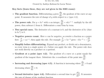Differentiation of Polynomials | AQA L2 Further 8365 | 40 Worked Examples