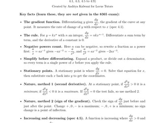 Stationary Points and Optimisation | AQA L2 Further 8365 | 40 Worked Examples