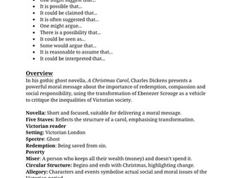 A Christmas Carol Complete GCSE Revision Guide