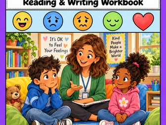 Feelings & Emotions Reading Comprehension | Grades 1-2 SEL EAL ESL