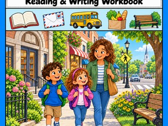 Community Places & Town Reading Workbook | Grades 1-2 EAL ESL