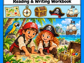 Pirates Treasure Hunt Reading Comprehension | Grades 1-2 EAL ESL
