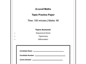 Edexcel A-Level Maths Practice Paper