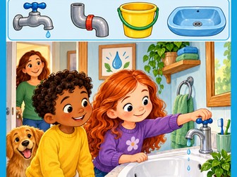 Water Use Reading Comprehension and Writing Workbook Grades 1-2