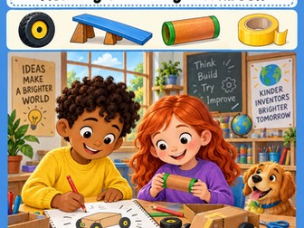 Invention Club STEM Reading Comprehension Workbook Grades 1-2