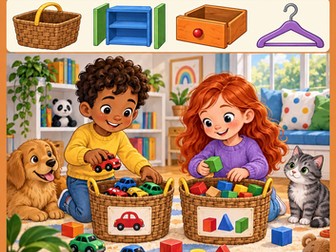 Organizing Objects Reading Comprehension and Writing Workbook Grades 1-2