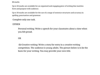 CCEA English Language Unit 4 MOCK PAPER