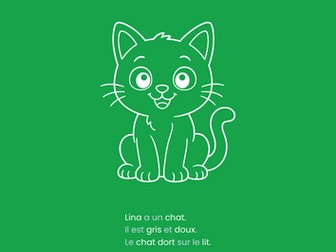 French First Reading Book - 18 Texts | 40 pp
